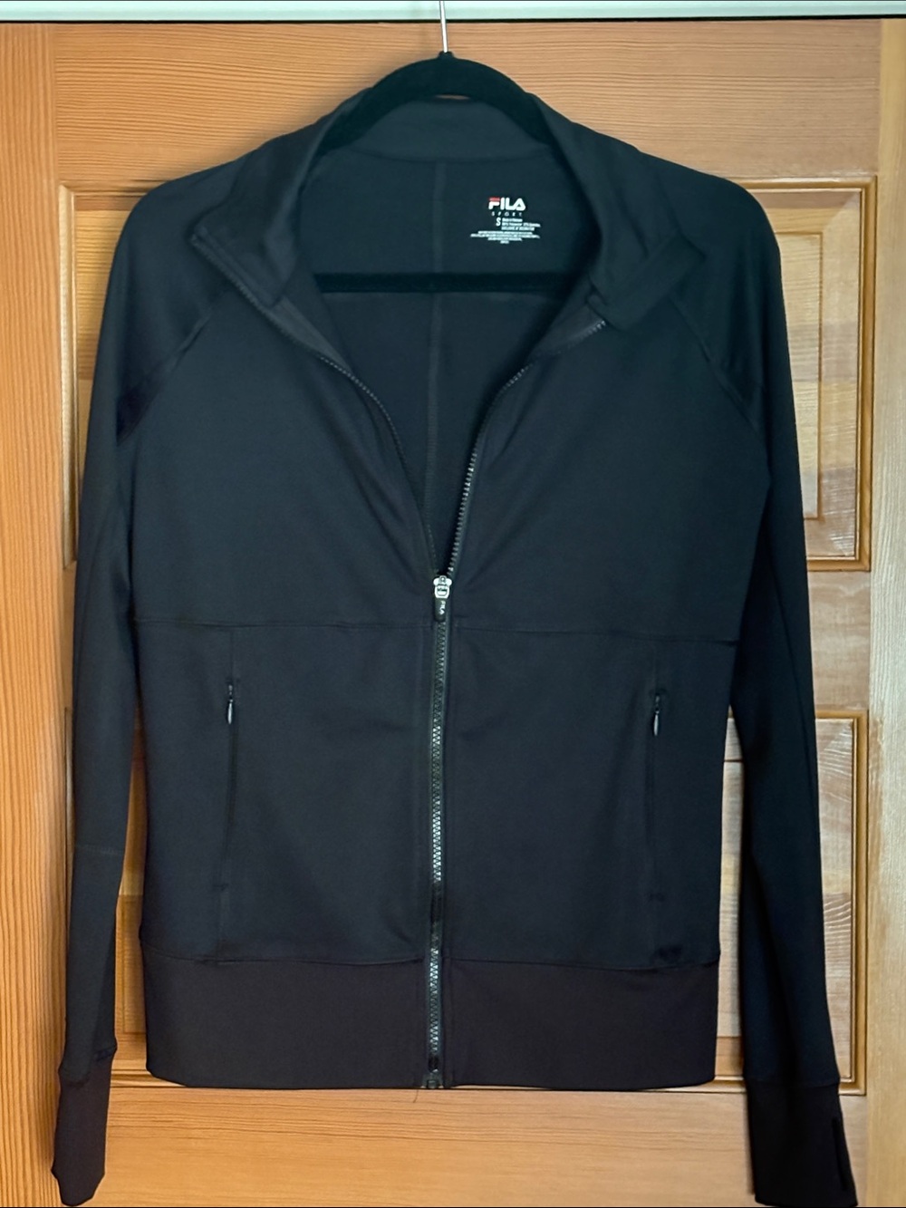 FILA Black Women's Full-Zip Bomber Jacket